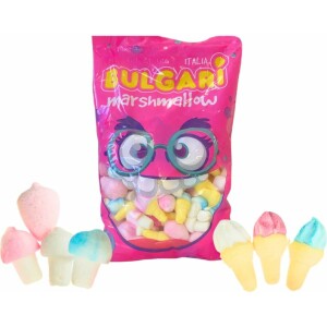 Marshmallow διάφορα σχέδια mini mix 900γρ Bulgari