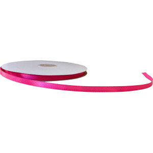 Κορδέλα σατέν φουξ 6mm 91,44m μονής όψης