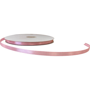 Κορδέλα σατέν ροζ σκούρο 6mm 91,44m μονής όψης