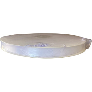 Alternative view of Κορδέλα σατέν λευκό 12mm 91,44m μονής όψης