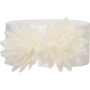 Λουλούδια βάφλας aster λευκά μεσαία 14τεμ Funcakes