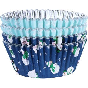 Alternative view of Θήκες cupcake foil snow much fun 60τεμ PME