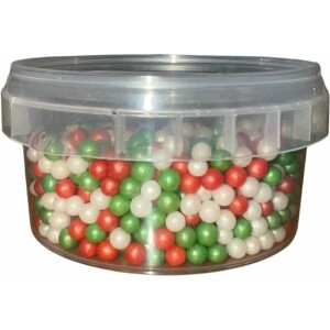 Πέρλες χριστουγεννιάτικες 4mm 40γρ Sweetbite