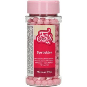 Βρώσιμες μπαλίτσες mimosa λευκές 45γρ Funcakes