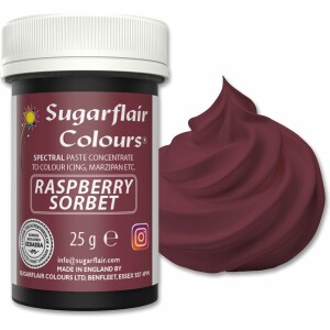 Χρώμα πάστα κόκκινο raspberry sorbet 25gr Sugarflair