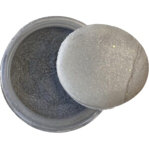 Alternative view of Χρώμα σκόνη ασημί dark silver 25γρ Sweetbite