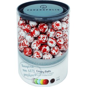 Alternative view of Κουφέτα Crispy πιτσιλωτό κόκκινο 800γρ Zaxaropolis