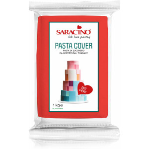 Ζαχαρόπαστα Saracino cover κόκκινο 1 κιλό