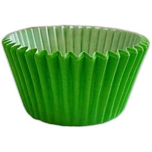 Θήκες cupcake πράσινες 5cm 25τεμ