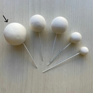 Alternative view of Διακοσμητικές σφαίρες λευκές - Επιλέξτε μέγεθος