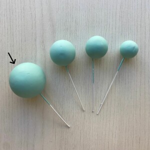 Alternative view of Διακοσμητικές σφαίρες γαλάζιες - Επιλέξτε μέγεθος