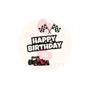 Αυτοκόλλητα Happy Birthday F1 25 τεμ