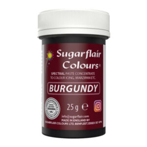 Alternative view of Χρώμα ζαχαροπλαστικής πάστα μπορντώ burgundy 25γρ Sugarflair