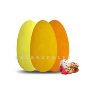 Κουφέτα Choco Splash πλακέ αποχρώσεις κίτρινο mix κιλό Zaxaropolis
