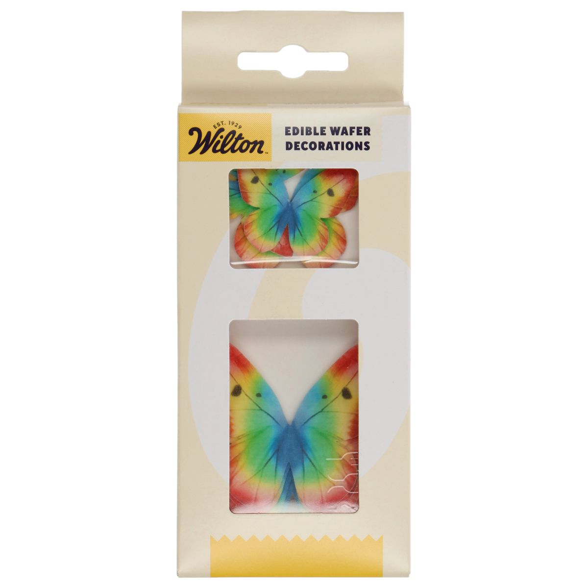 Βρώσιμες πεταλούδες ουράνιο τόξο 8τεμ Wilton
