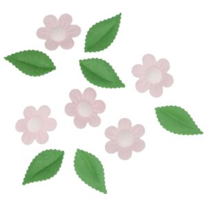 Alternative view of Βρώσιμα λουλούδια και φύλλα ροζ 11τεμ Wilton