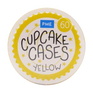 Alternative view of Θήκες cupcake κίτρινες 5cm 60τεμ PME
