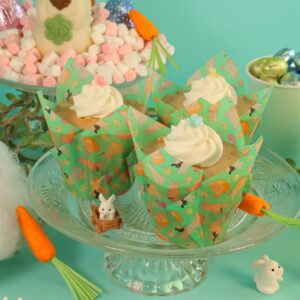Alternative view of Θήκες για muffin τουλίπες με ζωάκια πασχαλινά 24τεμ PME