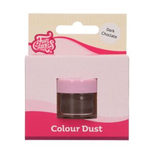 Χρώμα ζαχαροπλαστικής καφέ dark chocolate 1,5γρ Funcakes