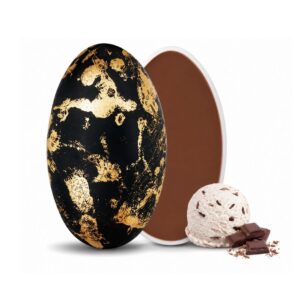 Κουφέτα Choco splash μαύρο μπρονζέ στρατσιατέλα 1 κιλό Zaxaropolis