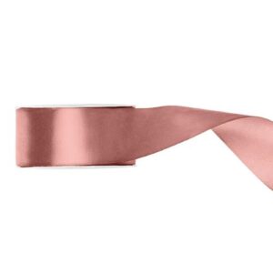 Κορδέλα σατέν ροζ dusty 25mm 25m PartyDeco