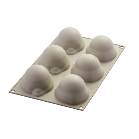 Φόρμα σιλικόνης λεμόνια 6τεμ 6 x 106 ml Silikomart - Image 3