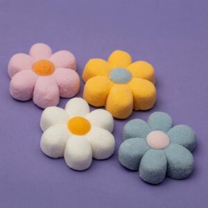 Alternative view of Marshmallow παστέλ λουλούδια 12τεμ