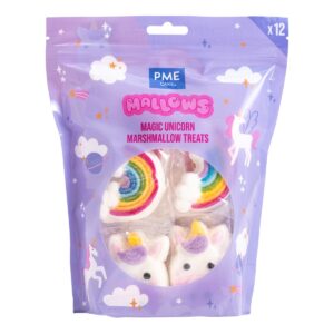 Marshmallow μονόκεροι - ουράνιο τόξο 12τεμ