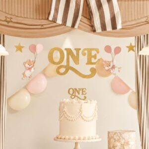 Alternative view of Κερί πλάκα One 3,8x6,5cm χρυσό PartyDeco