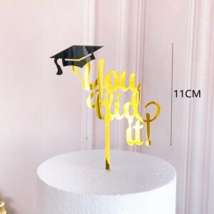 Topper You Did It! χρυσό 17cm