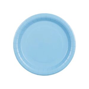 Πιάτα χάρτινα γαλάζια 23cm 6τεμ PartyDeco