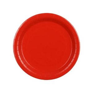 Πιάτα χάρτινα κόκκινα 23cm 6τεμ PartyDeco