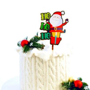 Topper Άγιος Βασίλης Ho Ho Ho 16cm