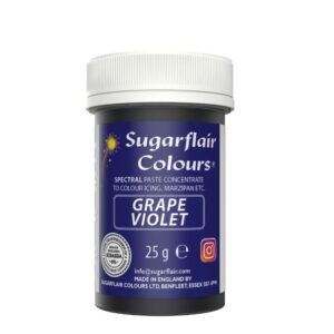 Alternative view of Χρώμα ζαχαροπλαστικής πάστα μωβ λιλά grape violet 25γρ Sugarflair