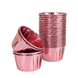 Alternative view of Θήκες cupcake σταθερές ροζ μεταλλιζέ 5cm 50τεμ