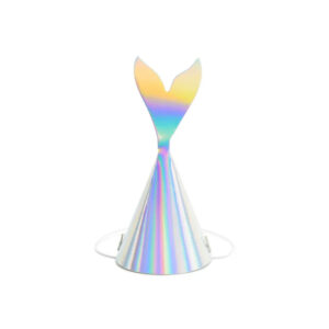 Καπελάκια γοργόνα με ουρά 6τεμ 18cm PartyDeco
