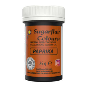 Alternative view of Χρώμα ζαχαροπλαστικής πάστα πορτοκαλί paprika/ flesh 25γρ Sugarflair