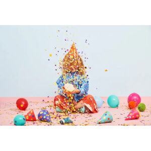 Alternative view of Καπελάκια πουά 6τεμ 16cm PartyDeco