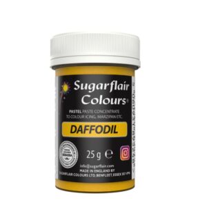 Alternative view of Χρώμα ζαχαροπλαστικής πάστα κίτρινο daffodil 25γρ Sugarflair