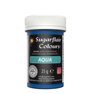 Alternative view of Χρώμα ζαχαροπλαστικής πάστα γαλάζιο aqua 25γρ Sugarflair