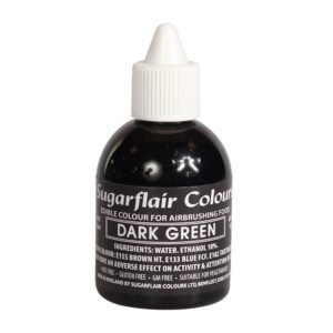 Χρώμα αερογράφου πράσινο σκούρο 60ml Sugarflair