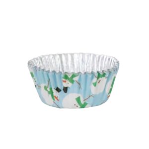 Alternative view of Θήκες cupcake με χιονάνθρωπο 5cm 30τεμ PME