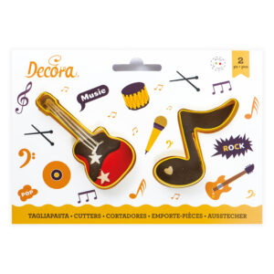 Κουπάτ νότα και κιθάρα 7-9cm Decora