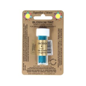 Χρώμα σκόνη γαλάζιο peacock blue 7ml Sugarflair