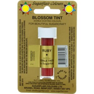Χρώμα ζαχαροπλαστικής σκόνη κόκκινο ruby 7ml Sugarflair