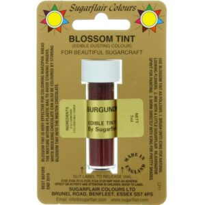 Χρώμα ζαχαροπλαστικής σκόνη μπορντώ burgundy 7ml Sugarflair