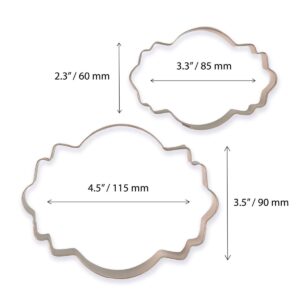 Alternative view of Κουπάτ κορνίζες #4 11,5-8,5cm 2τεμ PME