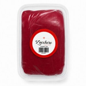 Ζαχαρόπαστα κόκκινη christmas cherry 1 κιλό Zucchero