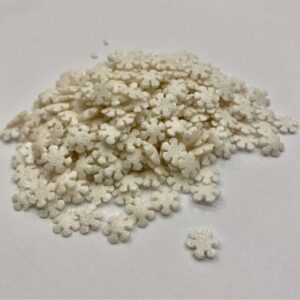 Sprinkles χιονονιφάδες λευκές περλέ 400γρ Sweetbite