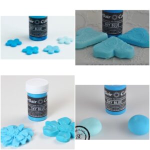 Χρώμα ζαχαροπλαστικής πάστα γαλάζιο sky blue 25γρ Sugarflair
